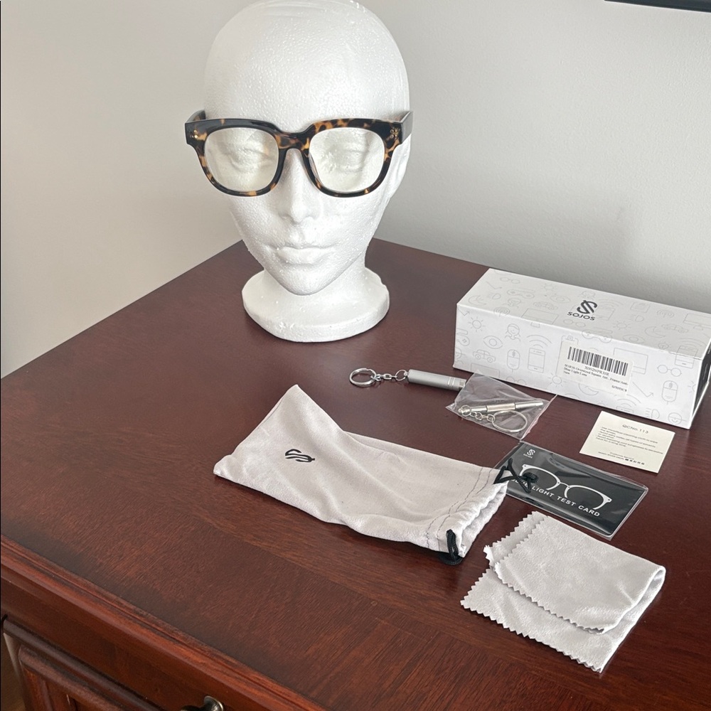 Womens SOJOS Tortoiseshell Glasses with Black and Brown Accents